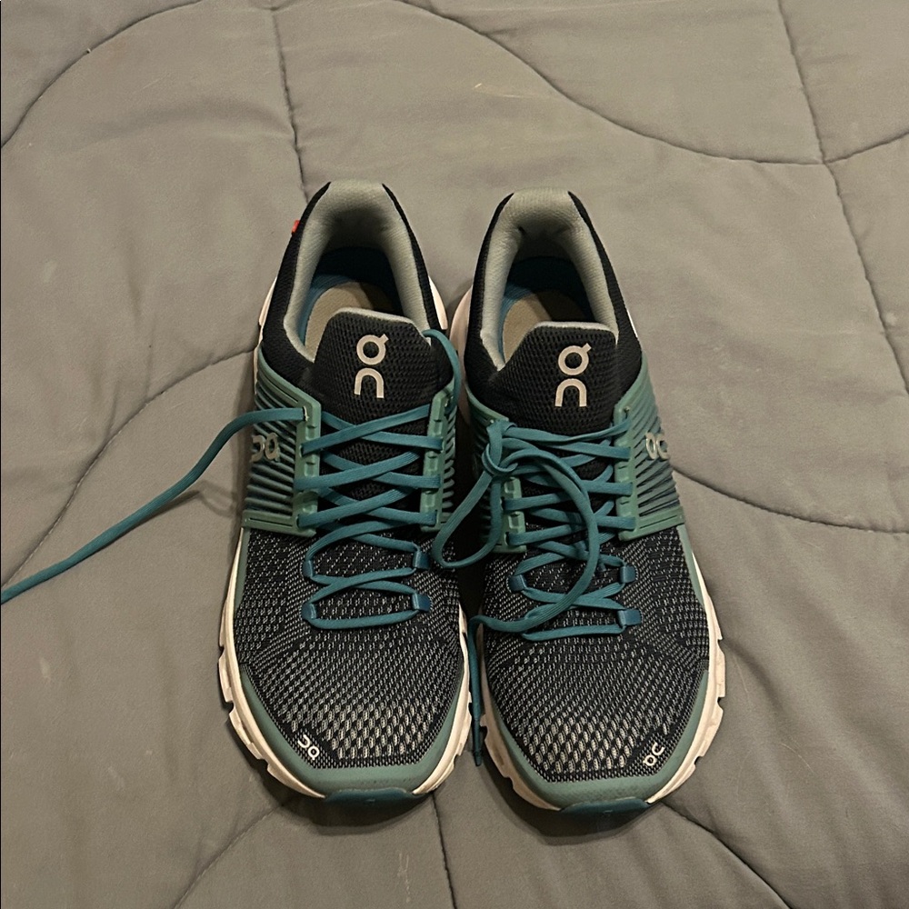 On Running Women’s Teal and Black Athletic Shoes